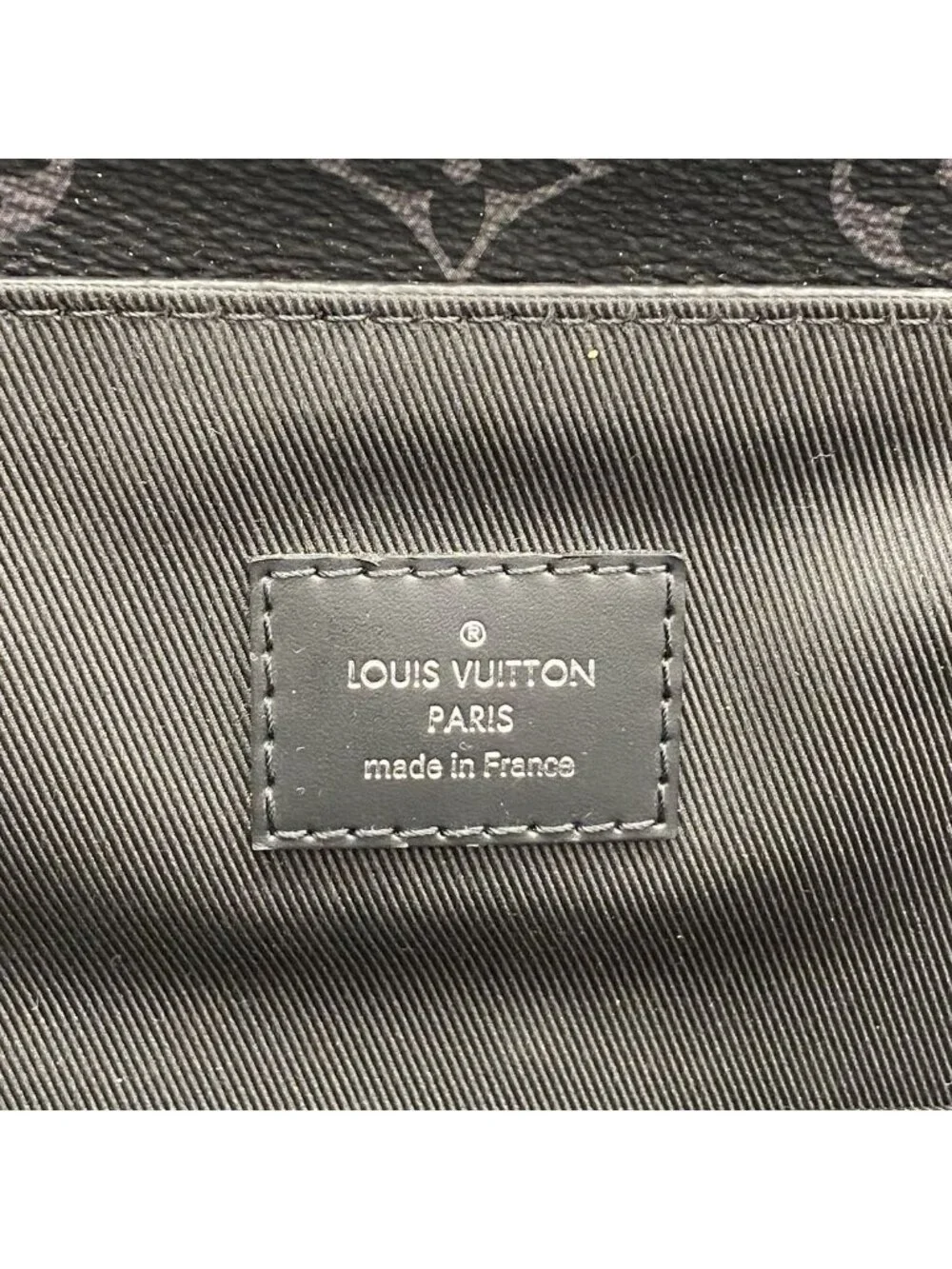 Louis Vuitton Backpack Monogram Eclipse Steamer Black